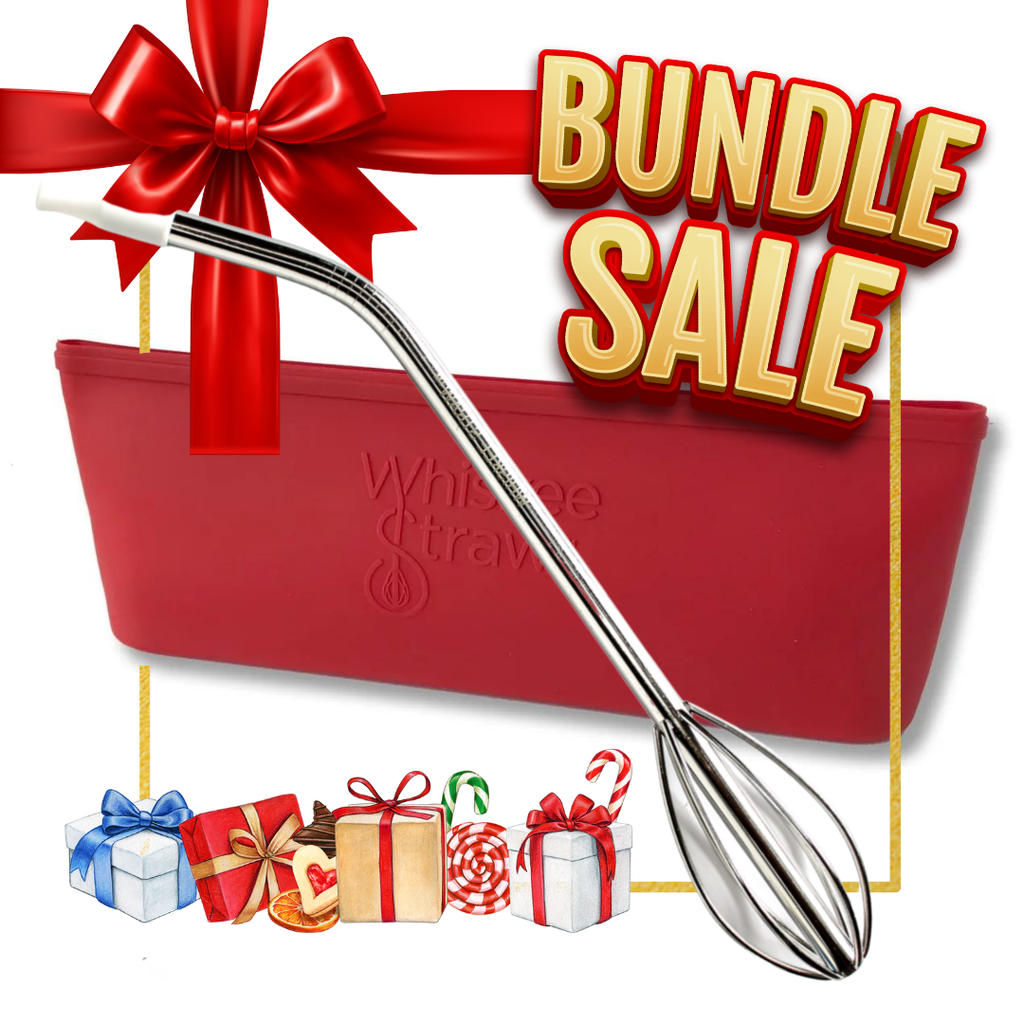 24oz WHISKEE STRAW + TRAVELER BAG