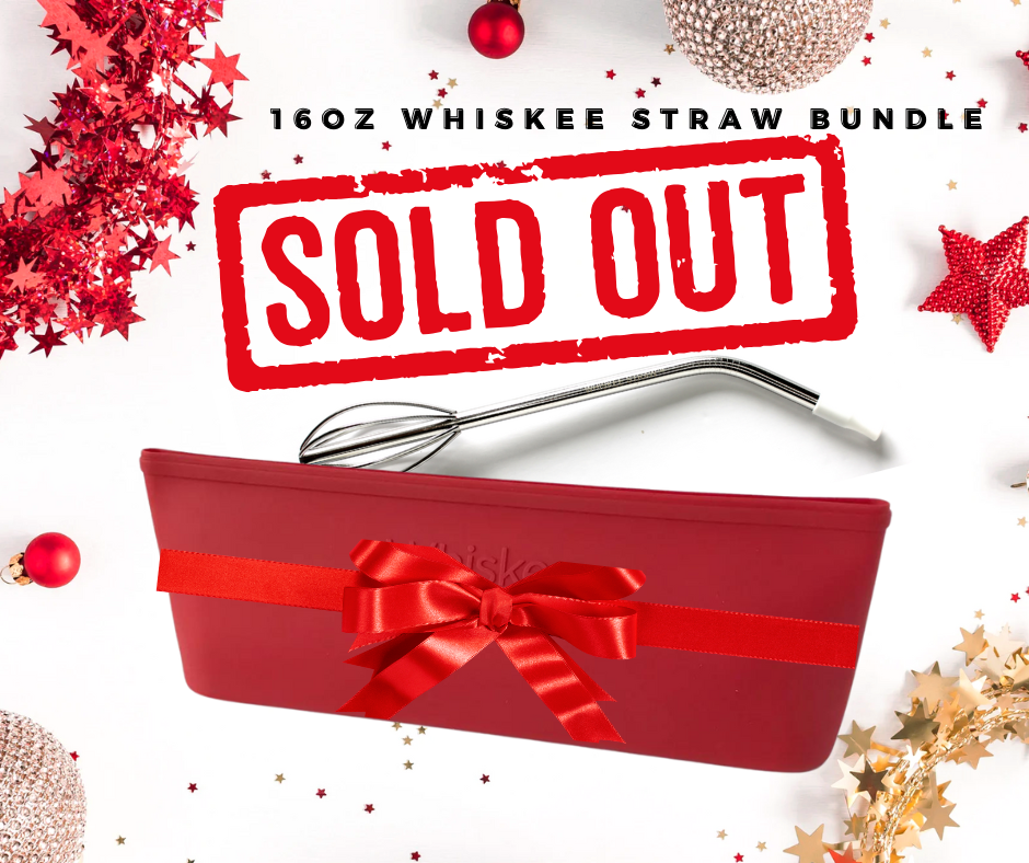 16oz 2.0 WHISKEE STRAW + TRAVELER BAG