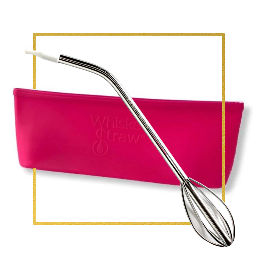 24oz WHISKEE STRAW + TRAVELER BAG