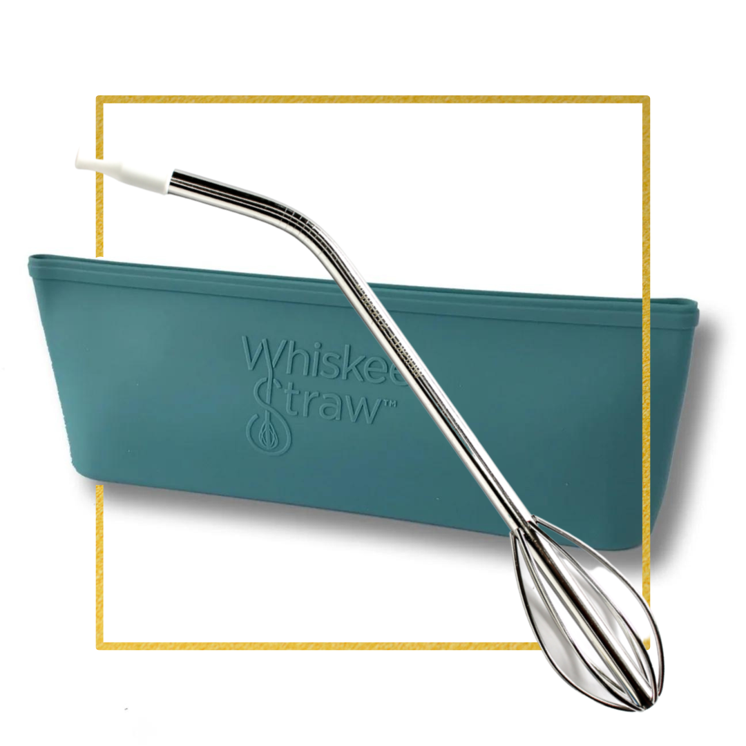 24oz WHISKEE STRAW + TRAVELER BAG